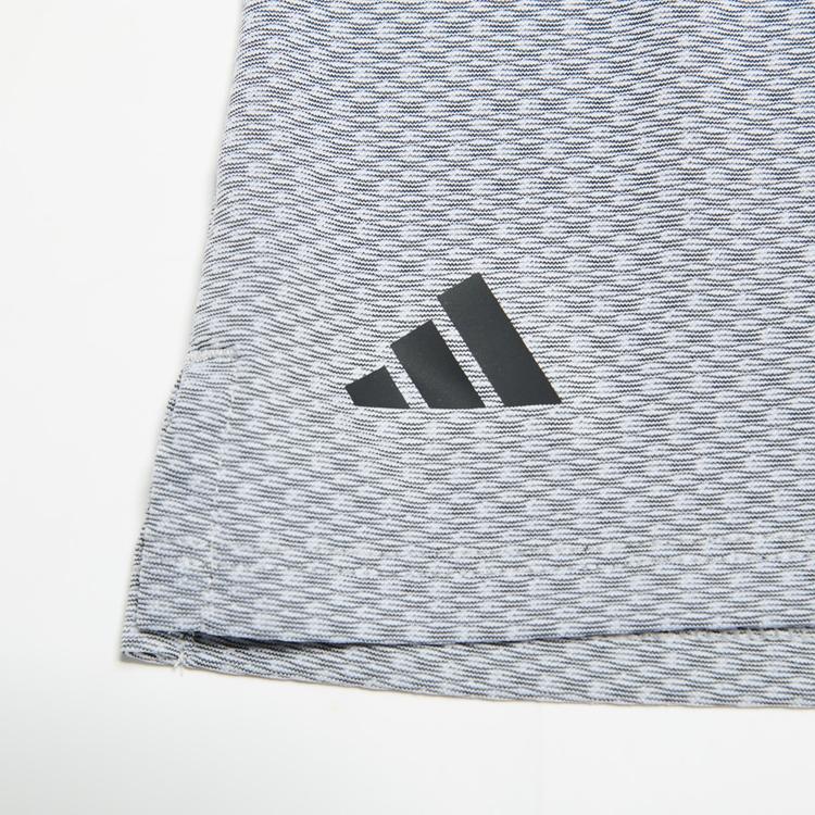 Adidas Simple Comfortable Versatile Breathable Golf Sports Casual Short Sleeve Polo Shirt Unisex Polo Shirts Gray JE9901