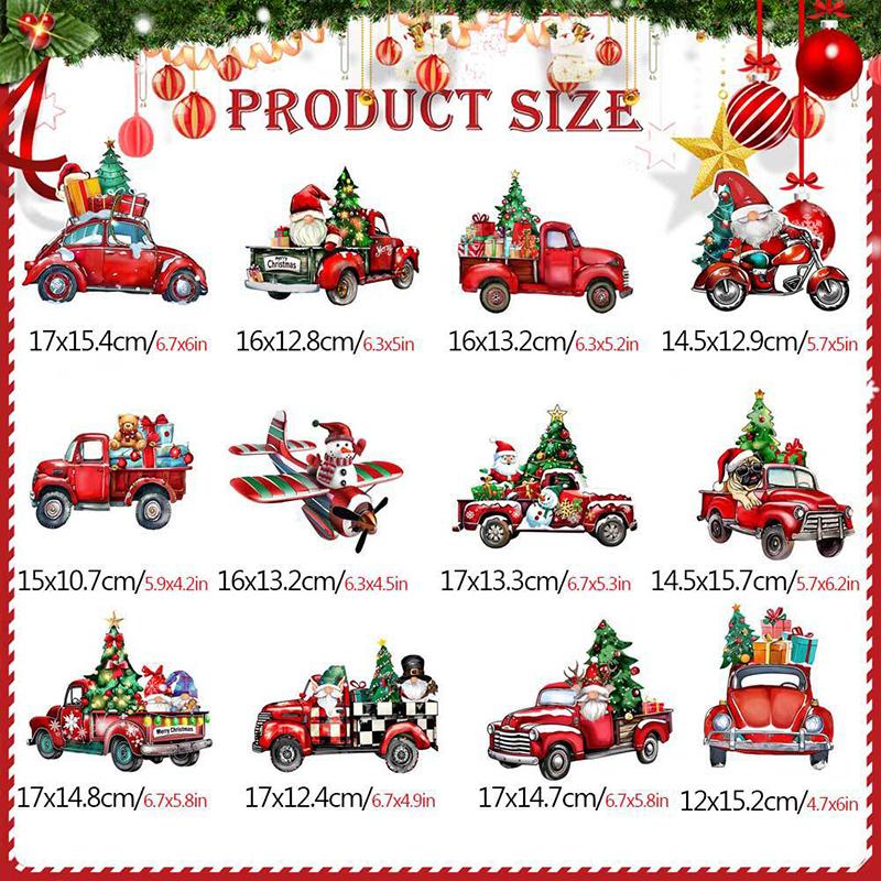 Magnetic Christmas Tree For Refrigerator Door Decor With Santa Reindeer Holiday Magnets Festive Fridge Metal Garage Stickers
