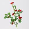 Realistic Artificial Raspberry Branch Plastic Decorative Fake Berry Branches Long Branches Simulation Flower Party Wedding