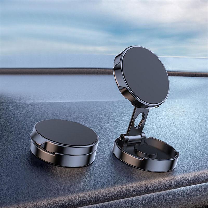 Car Magnetic Phone Holder 360 Rotating Universal Dashboard Mount Accessories Cars Phone Stand GZW