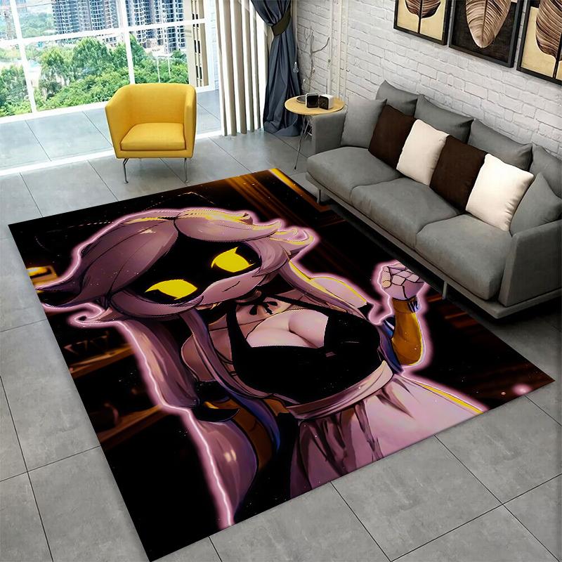 

Cartoon Murder Drones Uzi V Robot Carpet Rug for Bedroom Living Room Sofa Playroom Doormat Home Decor,Kid Area Rug Non-slip 40x60cm