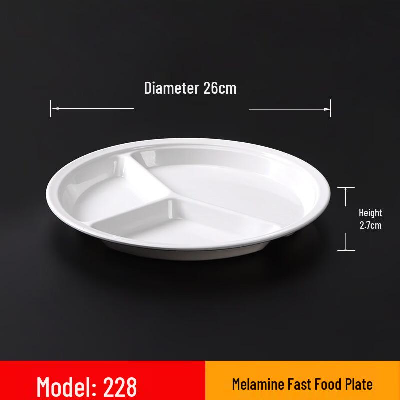 Melamine Divided Buffet Plates
