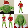 Halloween And Christmas Grinch Stole Christ Cosplay Costume Accessory Set For Party Wear