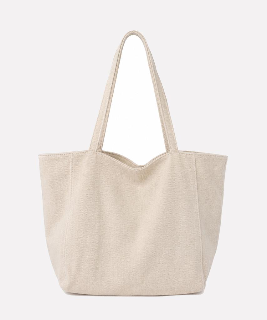 Np Studio Plain Twill Cotton Eco Shoulder Bag