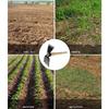 Garden Rake Cultivator with Wooden Handle Dual-purpose Hoe Mini Hoe and Cultivator for Digging Weeding Gardening and Cultivating