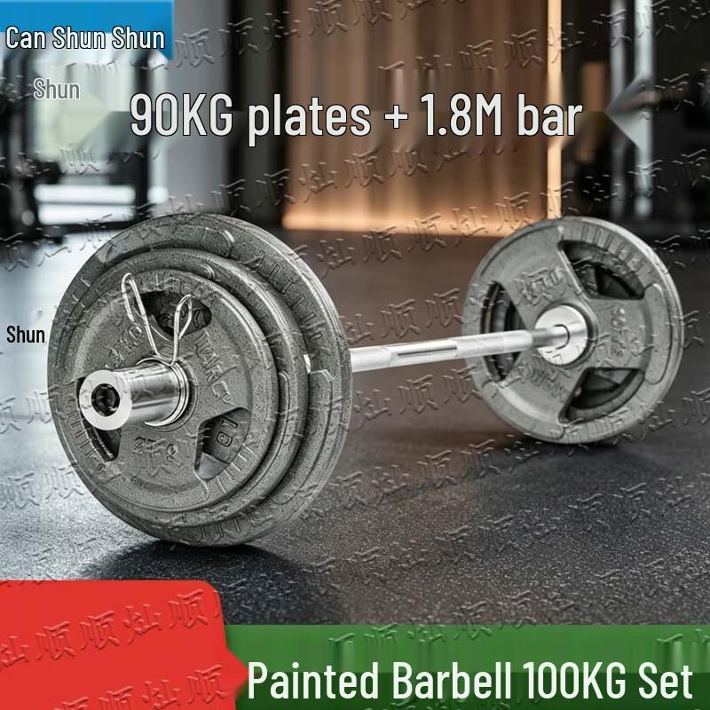 Canshunshun Painted Detachable Olympic Barbell Set