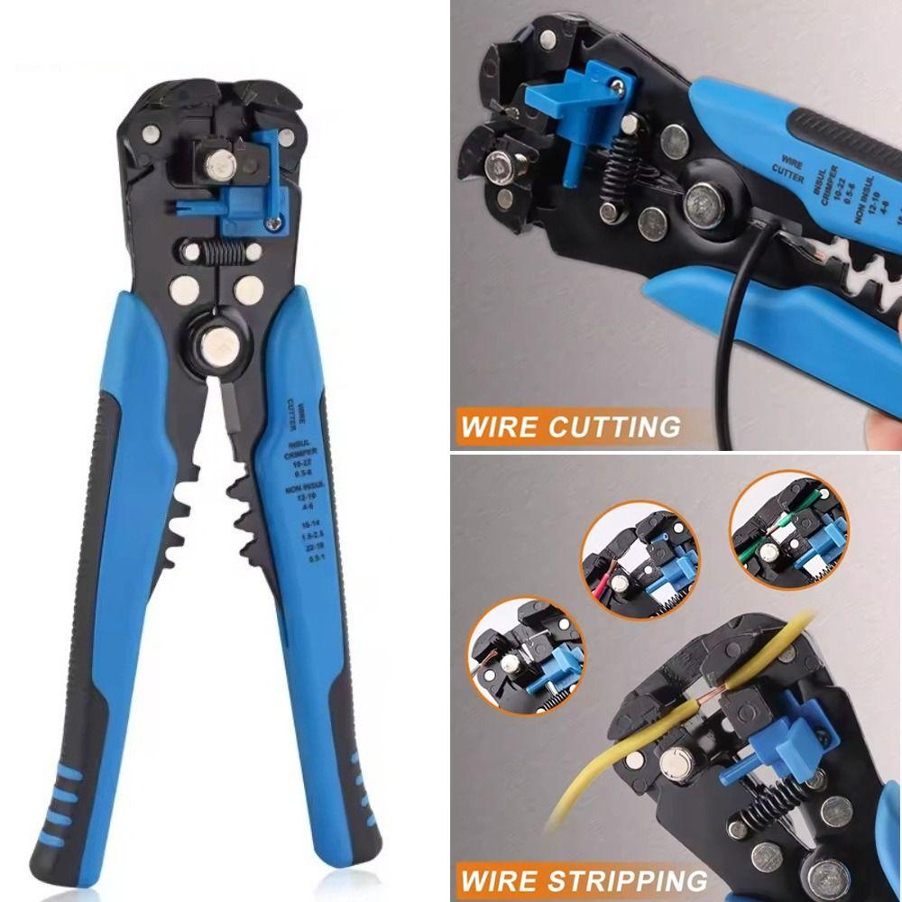 Metal Multifunctional Cable Cutter Crimping Wire Stripper Pliers  Cable Installation