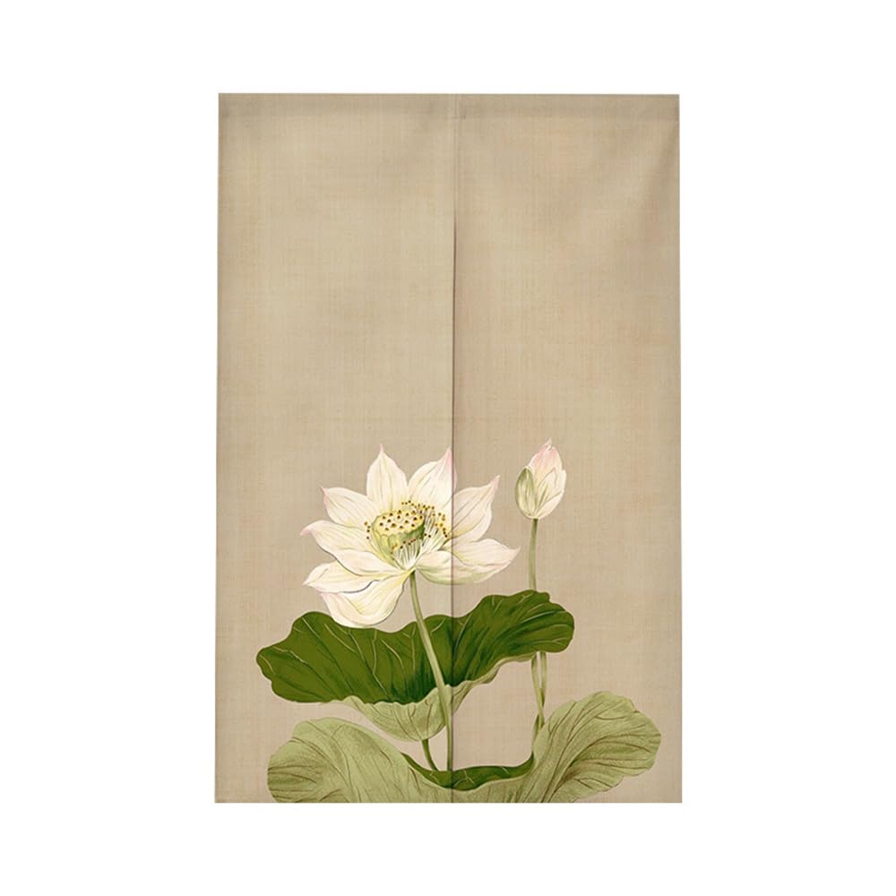 Bamboo Mat Japanese Noren Doorway Curtain Cotton Linen Chinese Style Door Curtain Window Treatment Tapestry Shading Decorative