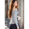 Mokana Women's Elegant Long-Sleeve Knit Top MKNJD3763