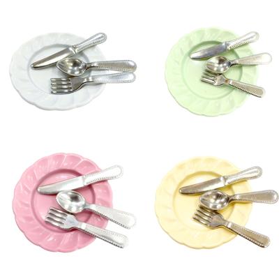 Miniature Cutlery Set Model Figure For 1/12 Doll House Landscape Accessories Detailed Realistic Kitchen Decoration Items