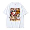 Funny Jesus Has Rizzen Jesus Cool Funny Graphic TShirt Men Women Comfort Oversized Tshirts Gothic Clothes Short Sleeve T Shirt