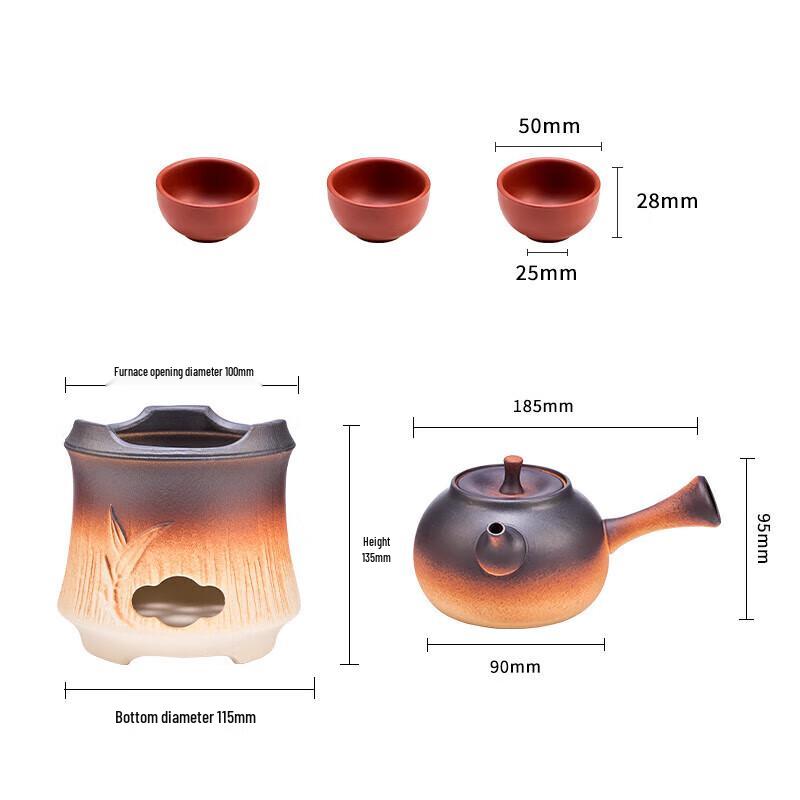 ShangKaoJia LS-660 Charcoal Tea & BBQ Stove Set