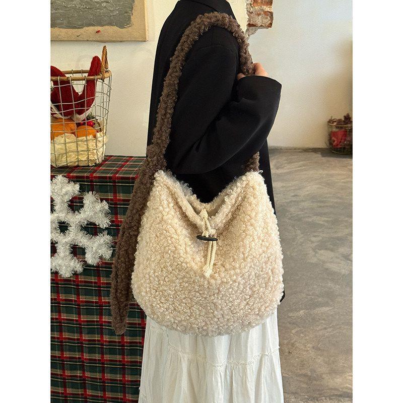 Bucket Bag for Women - New Style, Large Capacity, Laid-back Style, Crossbody Bag, Versatile Single-shoulder Tote Bag