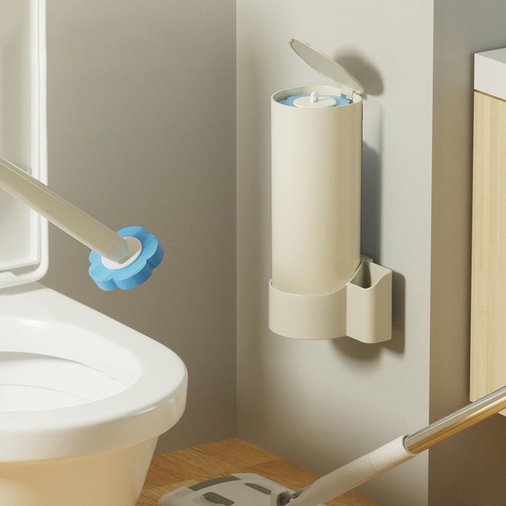 Disposable Toilet Brush With 6 Refills, Convenient Effortless Cleaning: For Toilet Cleaning