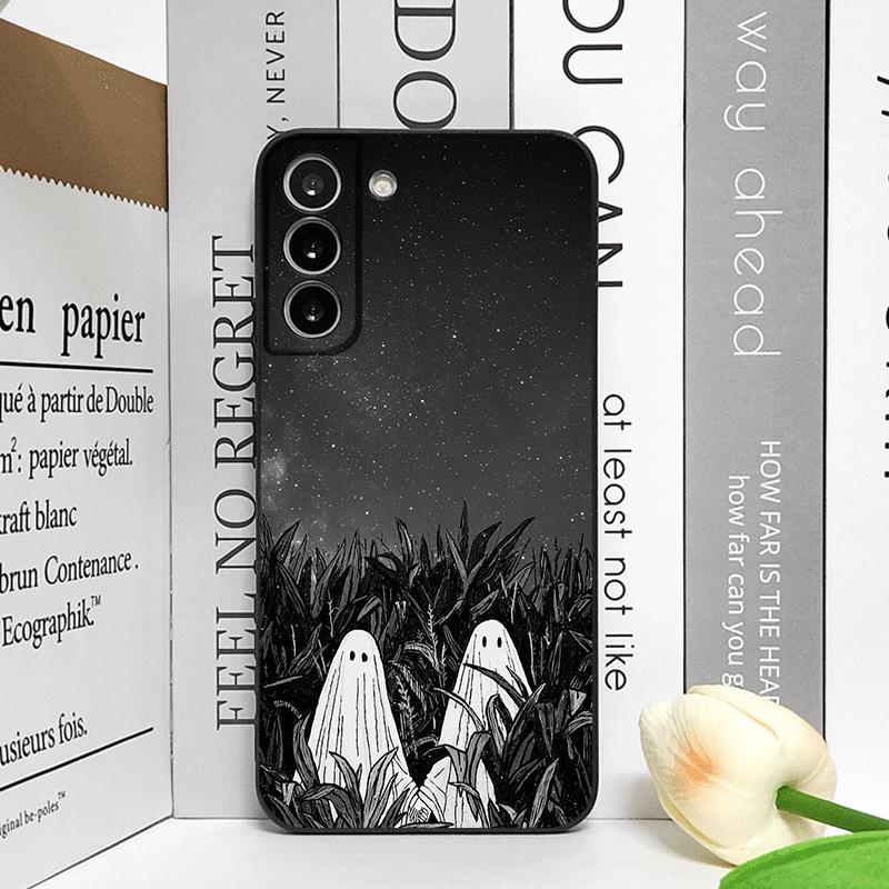 

Абстрактный Чехол для Телефона с Забавным Рисунком Призрака для Samsung Galaxy A56 A42 A14 A55 A16 A54 A36 A53 A52 A51 A06 A04 5G Мягкий Чехол Y2K Galaxy A14 4G
