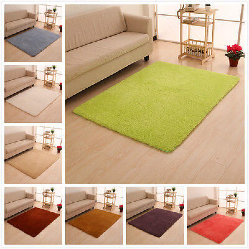 Luxurious Thick Plush Area Rug Machine-woven Non-slip Bath Mat For Bathroom