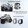 Haoge LH-OM45 Square Metal Lens Hood Shade for Olympus M. ZUIKO DIGITAL ED  45mm f/1.8 Lens 45/1.8