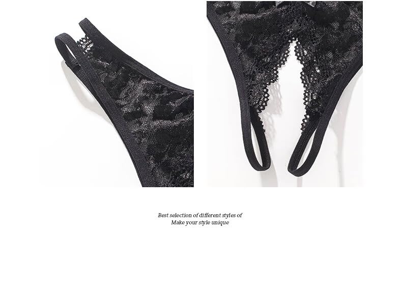 large buttocks sexy adult goods [REPROMGO] Lace, open-legged shorts, underwear, sexy, sheer, lingerie, size, T-back, extreme, seductive, cosplay,