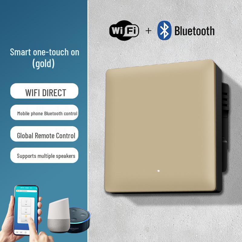 Graffiti WiFi Smart Switch: Bluetooth Wireless Control with Alexa Voice Remote