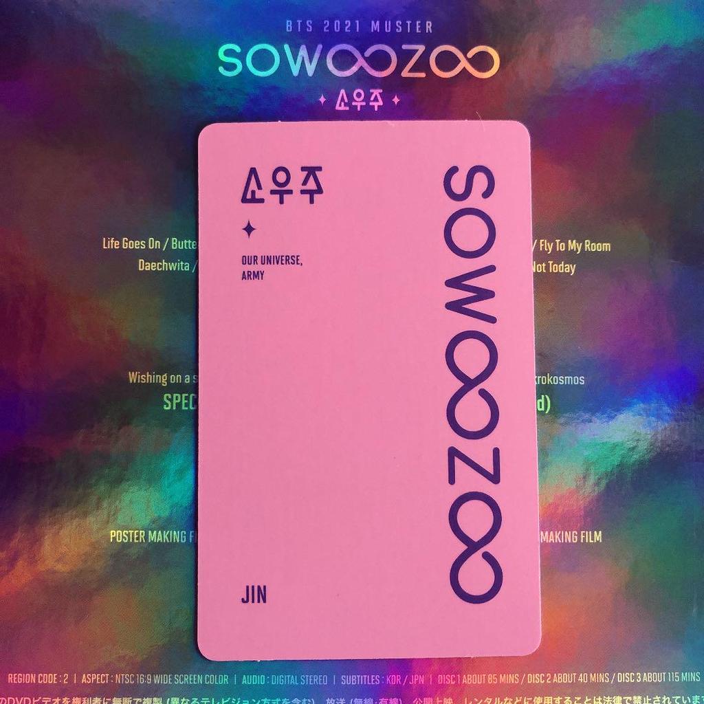 [USED] BTS Jin Trading Card Souju DVD Photo Card