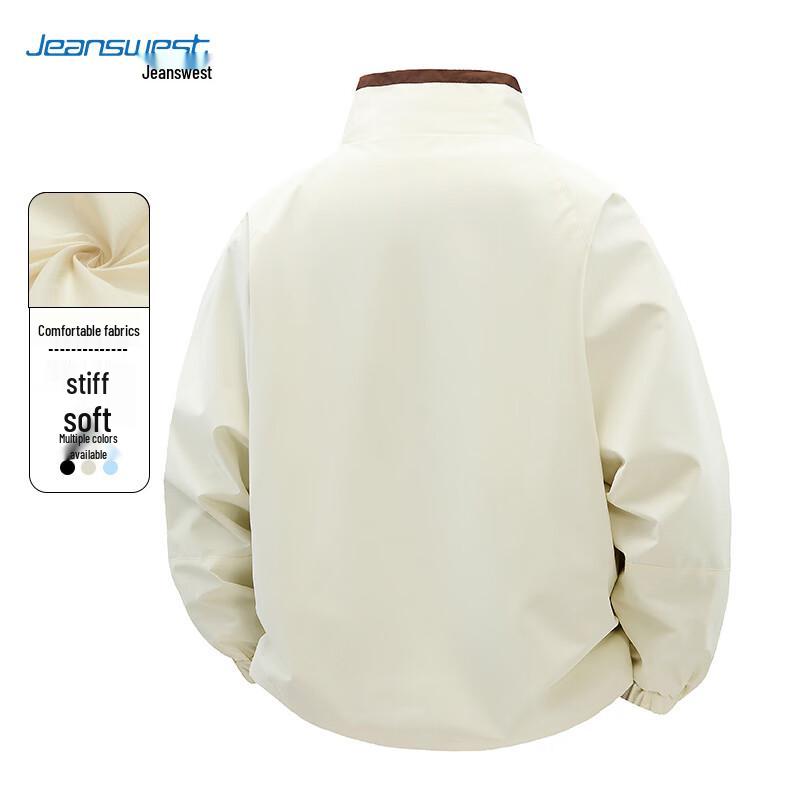 JEANSWEST Men's Casual Stand-Collar Jacket