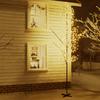 vidaXL LED Tree with Cherry Blossoms Warm White 672 LEDs 400 Cm