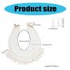 Simulated Pearls Necklace with Earrings Set Exaggerated Pearls Necklaces Present for Women Suitable for Any Occasion