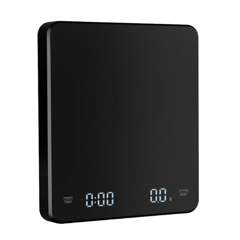 

Professional Coffee Brewing Scale Auto Manual Timers 0. Sensitivity Waterproof Double LED Display Kitchen Scale for Home