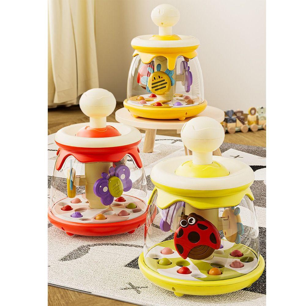Learn Cause Effect Baby Pressing Jumping Ball Toy Portable Interactive Developmental Toy  Gifts