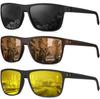 3pcs Polarized Cycling Sunglasses for Men Lightweight Classic Fashion Sports Sun Glasses Women Driving Fishing Shades Eyewear