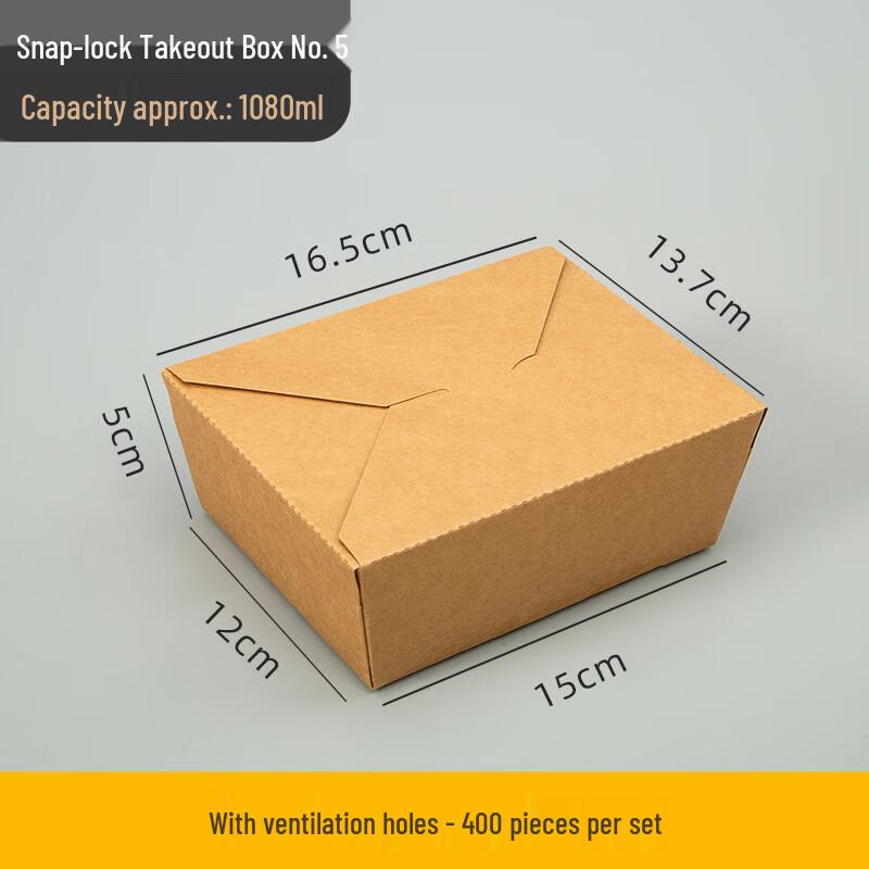 

Miaojiayi Kraft Paper Disposable Takeout Boxes