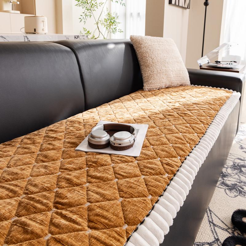 Chenille Sofa Cushion Cover Pet Friendly Sofas Mat L Shape Corner Washable Couch Towel for Living Room Protector Home Decor