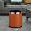 Stylish 10L Double-Layer Trash Can with Lid (Pack of 2)