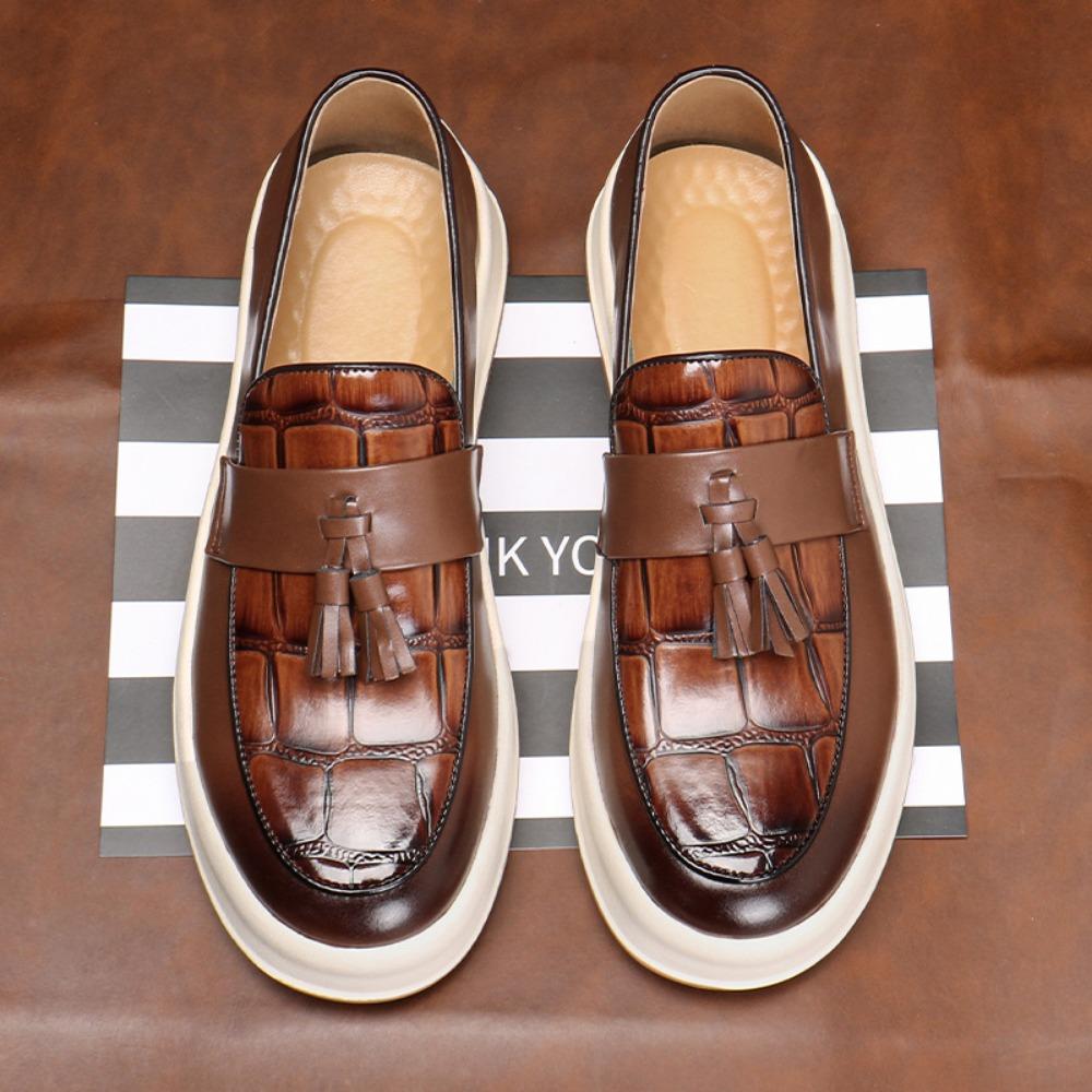 Men Loafers Shoes Leather Shoes Men's Summer Youth British Style Lazy Loafers Casual Shoes Man Chaussure Homme