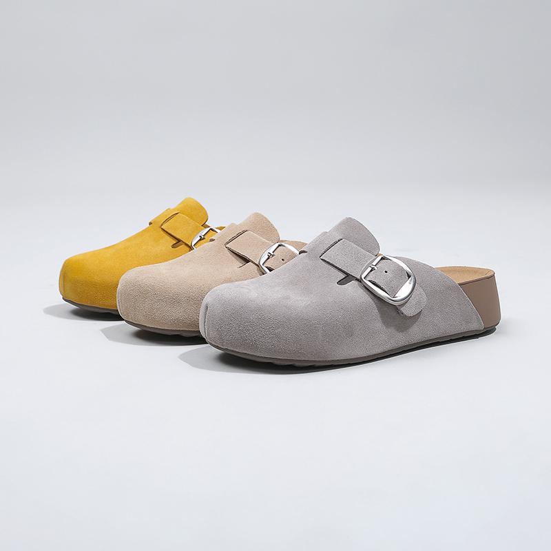 Fashion Women's Platform Mules Flats Slippers Casual Walking Sandals Luxury Designer Trendy Flip Flops for Female Slippers