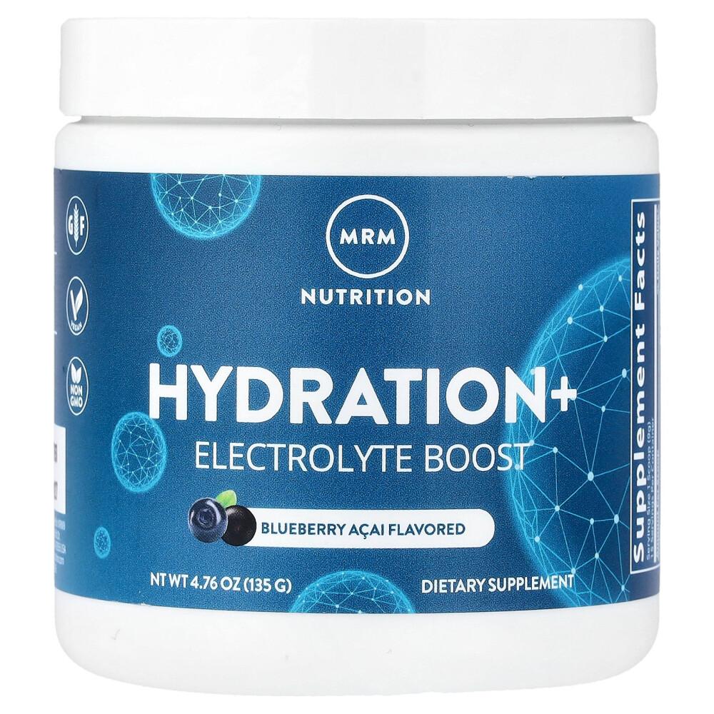 MRM Hydration+ Electrolyte Booster Blueberry Acai 135g (4.76oz)