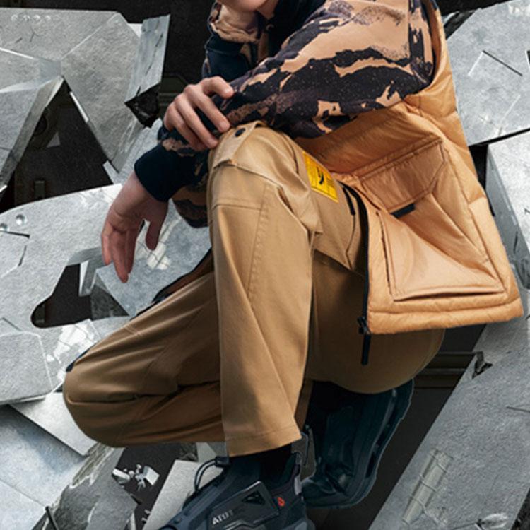 Anta Loose Multi-Pocket Casual Cargo Pants Men Bottoms Papaya 152148506-1