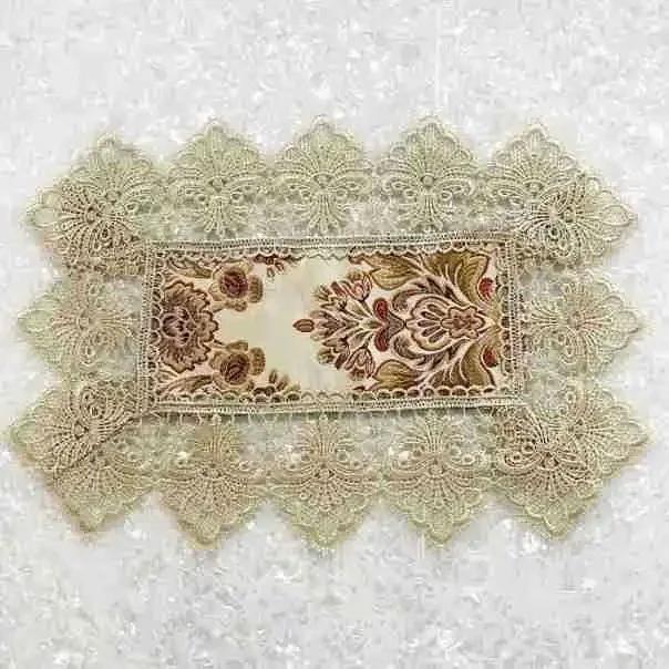European Style Anti-slip Anti-dust Tablecloth Tablecloth Embroidery Jacquard High-end Retro Home Home Dining Table Tablecloth