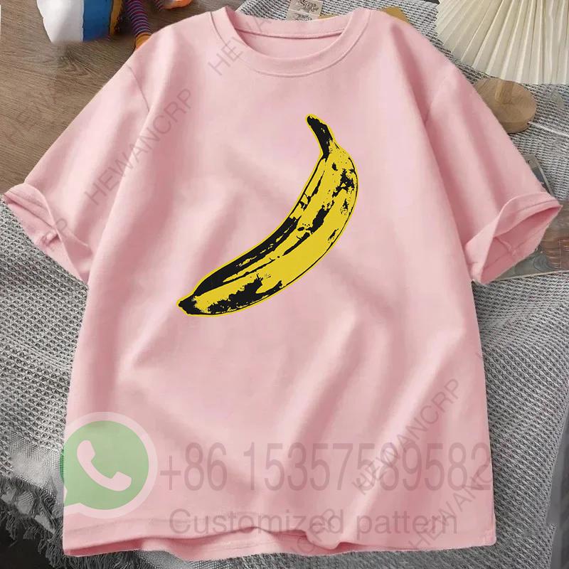 Banana TShirt Mens Tracksuit Cotton Casual Sportswear Crew Neck Pullover Short Sleeve Top Breathable Fashion Summer Streetwear