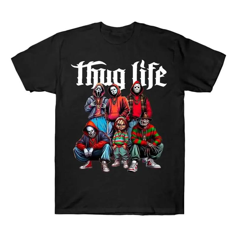 Camisetas Thug Life Con Personajes De Terror Killer Squad Ur S