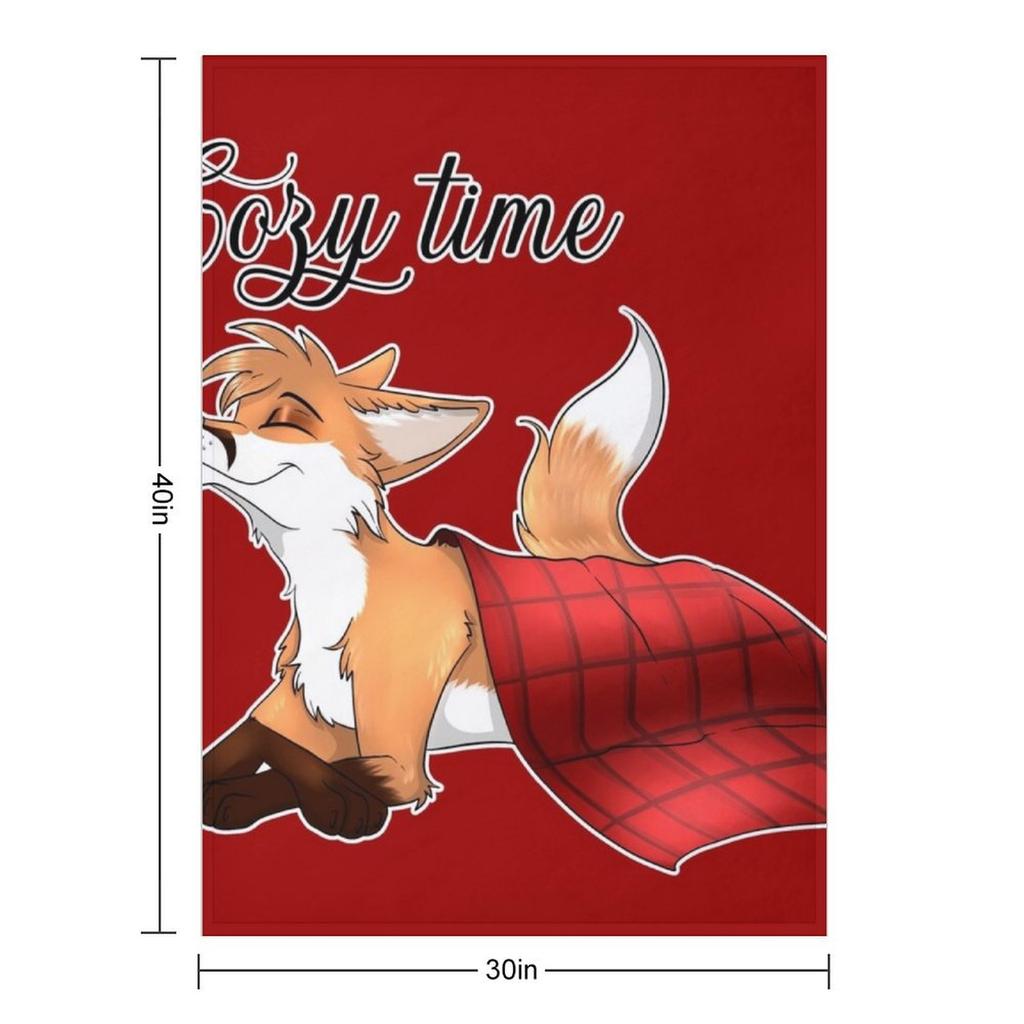 Gemütliche Zeit Fuchs Decke Überwurfdecke Dekorative Sofas Flanell Cosplay Anime Babydecken