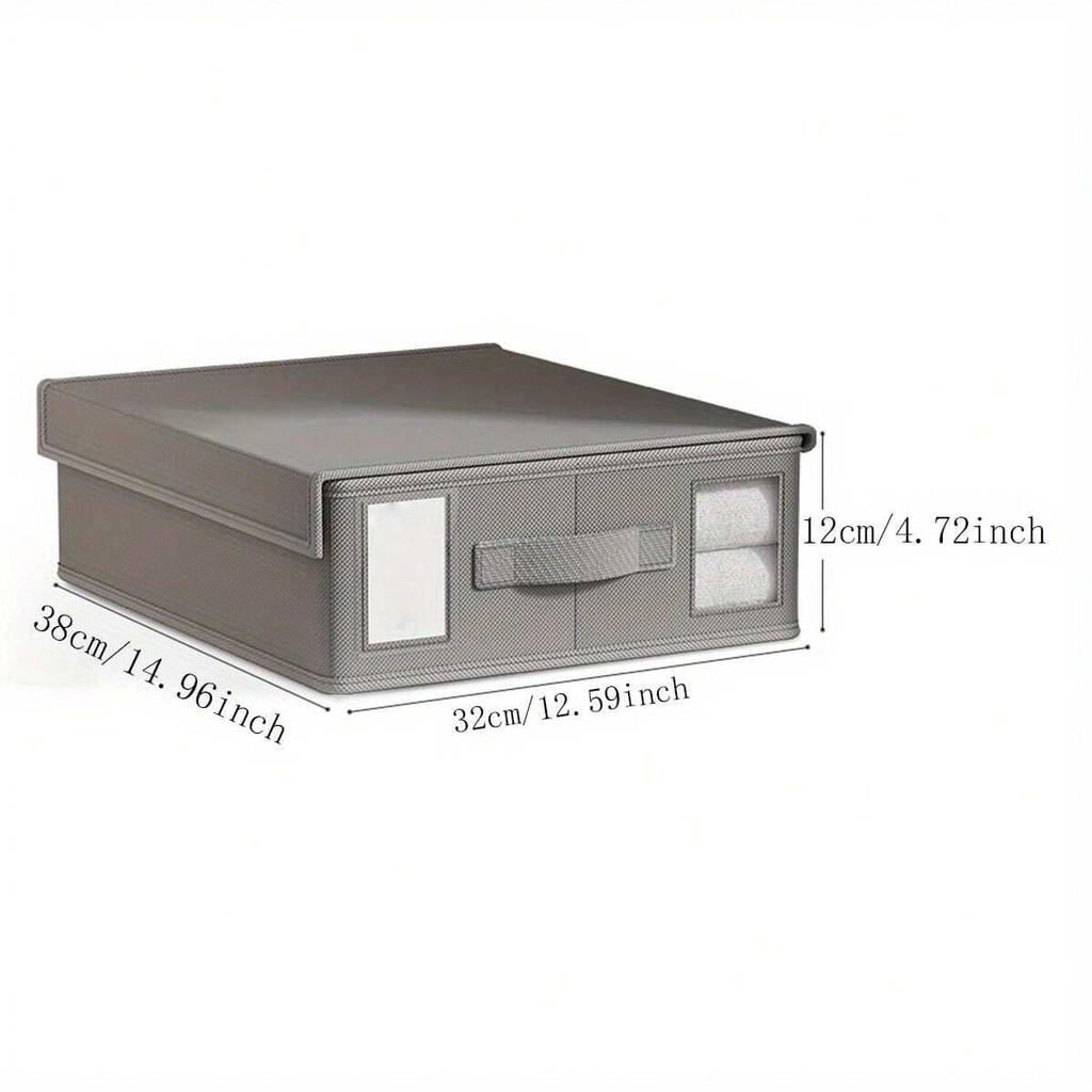 Laken Set Opbergdoos Organizer Stof Vouwen Raam Rits Deken Organizer Doos Kledingkast Bed Kleding Opberg Organizer