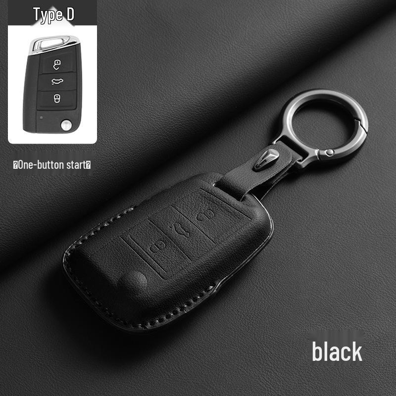Volkswagen One-Button Start Key Case for Tayron X, Tiguan L, T-Roc, Magotan B9, and 25 Passat Models