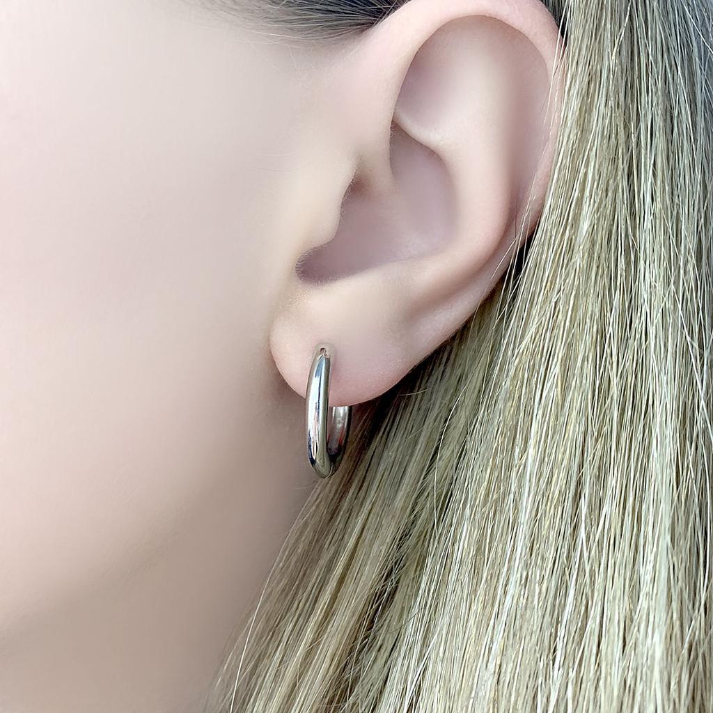 Серебряные серьги без камней (2078685)