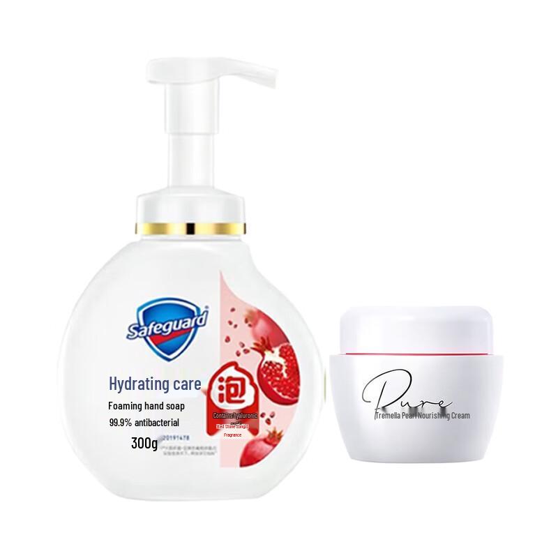 Набор Safeguard Pomegranate Foam Hand Wash и Meiji Net Pearl Cream