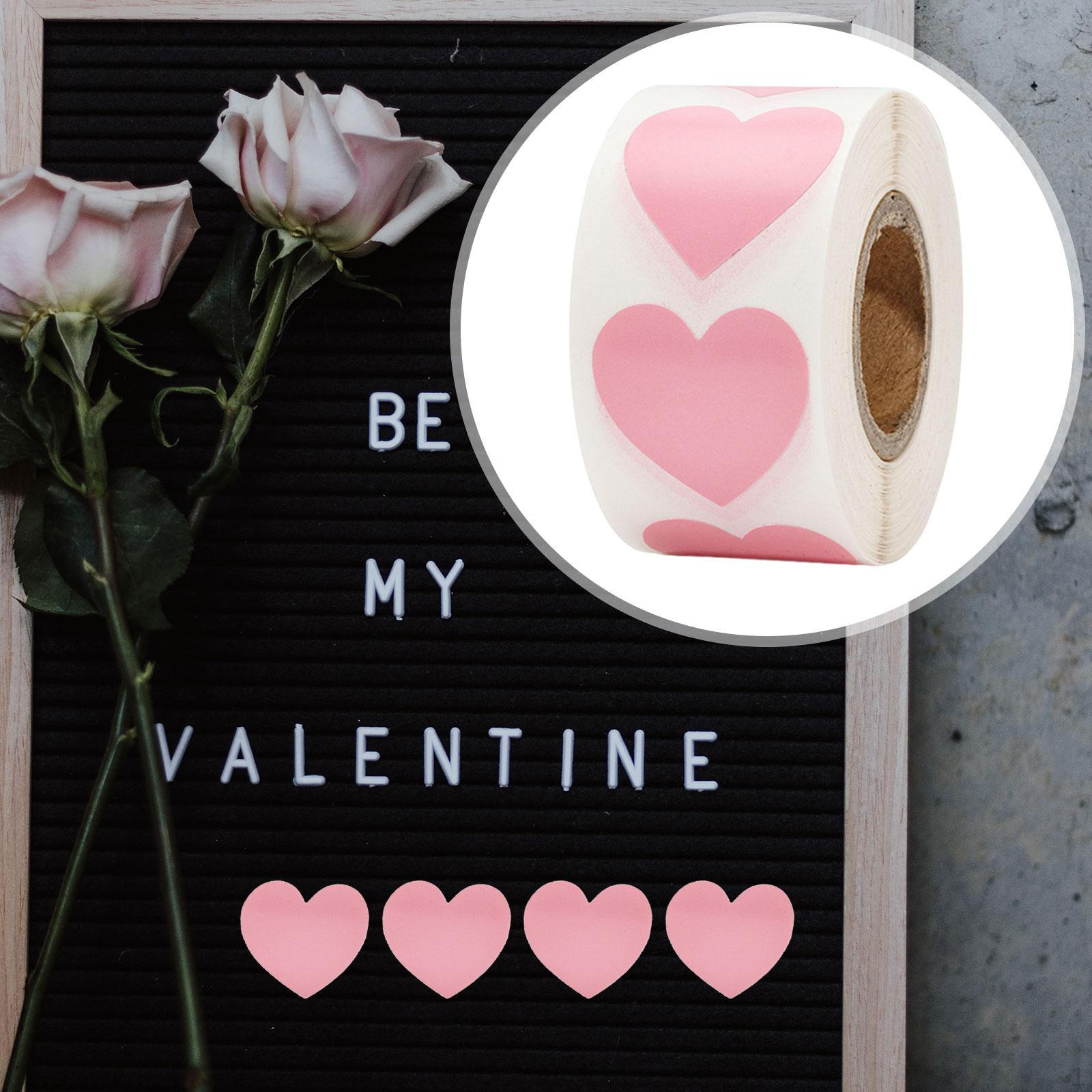 

500 шт. наклейки в форме сердца ко Дню святого Валентина с любовью для детей, конверты