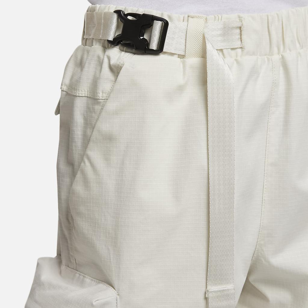 Nike Sportswear Solid Color Woven Functional Cargo Shorts Men Bottoms Pale-Ivory FN0464-118