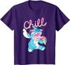 New Lilo and Stitch Neon Ice Cream Chill Drip Fashion Casual T-Shirt S-4XL Four Seasons Unisex