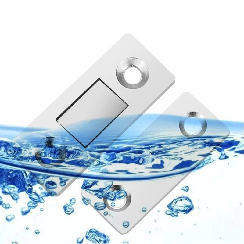 Hidden Door Closer Magnetic Cabinet Catches Magnetic Door Stops with Screw & Adhesive, for Closet Cupboard Sliding Doors