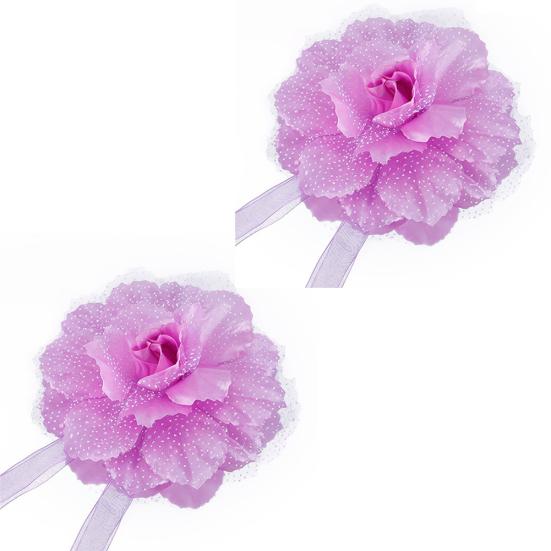 1 pár závěsů na závěsy krásný květinový držák závěsů na okna držák závěsů Průsvitný popruh Domácí dekorace Příslušenství pro obývací pokoj